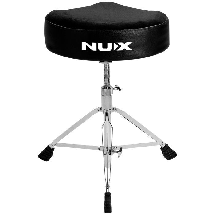 Tabouret de batterie - NUX - NDT-03 - Réglable en hauteur - Mousse profilée - Trépied double renfort