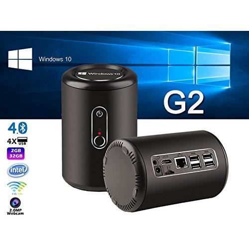 Mini PC Ovegna G2 Noir 2GB DDR3 / 32GB EMMC