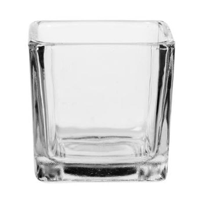Paris Prix Photophore en Verre Craquel/é /Évas/é 15cm Transparent