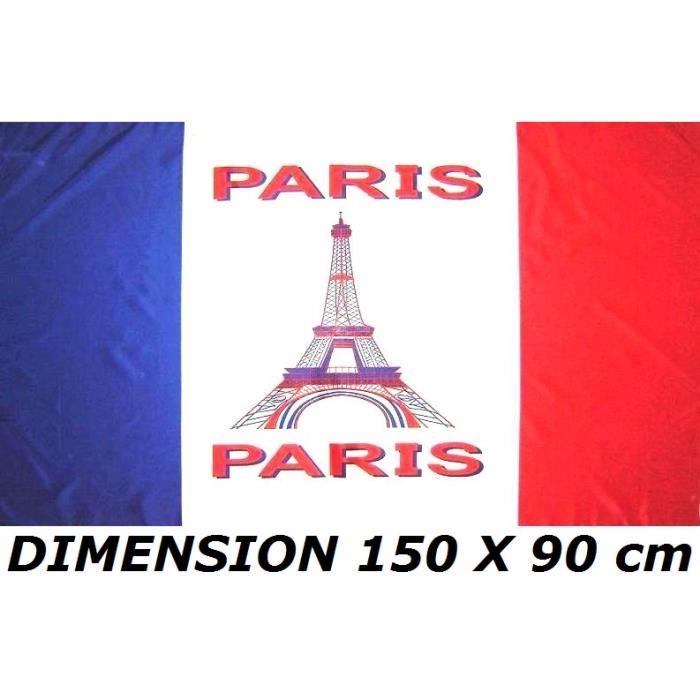 Paris Saint-Germain Drapeau PSG - Collection Officielle Taille 150