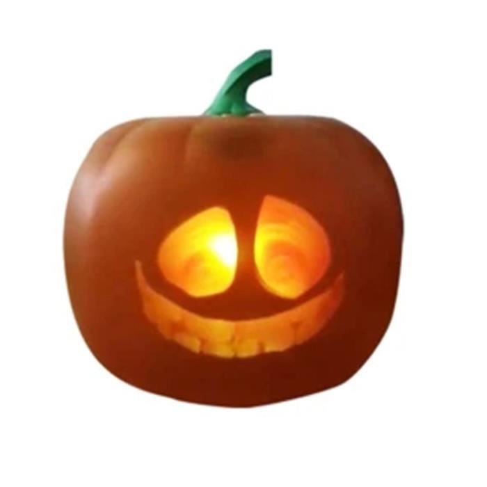 Lampe De Projection De Citrouille A Led Animee Parlante Fete De Famille Halloween Cdiscount Maison