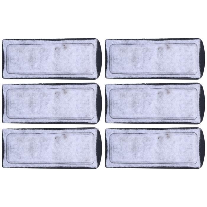 Comparer les prix de SALUTUYA Remplacement de coton de filtre 6pcs Coton de Filtre d'Aquarium Remplacement Accessoire de Filtre Mural pour jardin filet