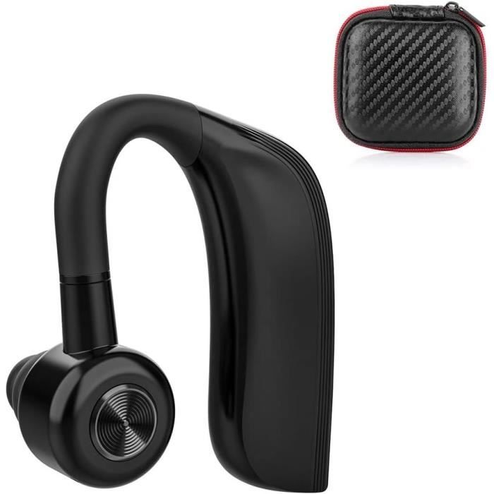 Zerone M163 Oreillette Bluetooth Sans Fil V4.1 Avec Micro Antibruit – Mains Libres Pour Le Boulot, Les Réunions Et La Conduite (Blanc)