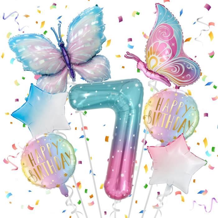 2 Ans Papillon Anniversaire Ballon Papillon Géant Aluminium Feuille