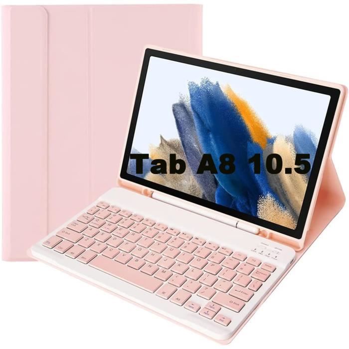 Étui Clavier Bluetooth Pour Huawei MatePad 11.5 (2025) - Clavier Magnétique Amovible Et Housse De Protection - Rose