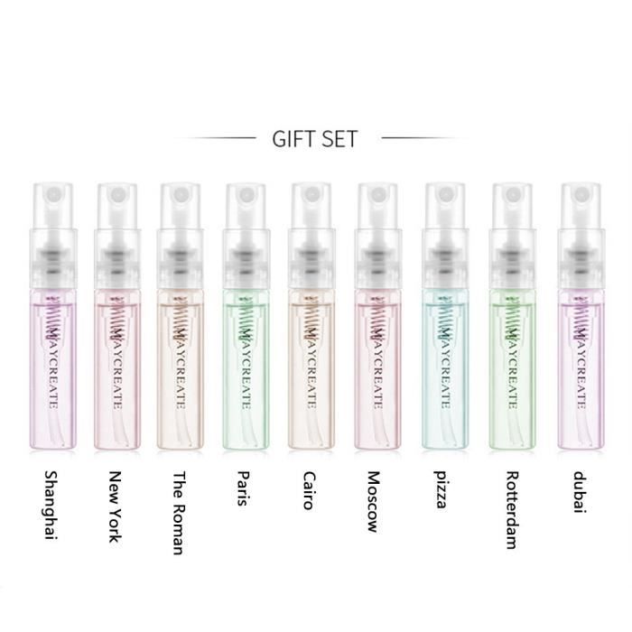 9 Pcs Femme Mini Parfum Ensemble Cadeau City Parfums Kit Spray Aromatique Eau 3 Ml Achat Vente Eau De Parfum 9 Pcs Femme Mini Parfum Cdiscount