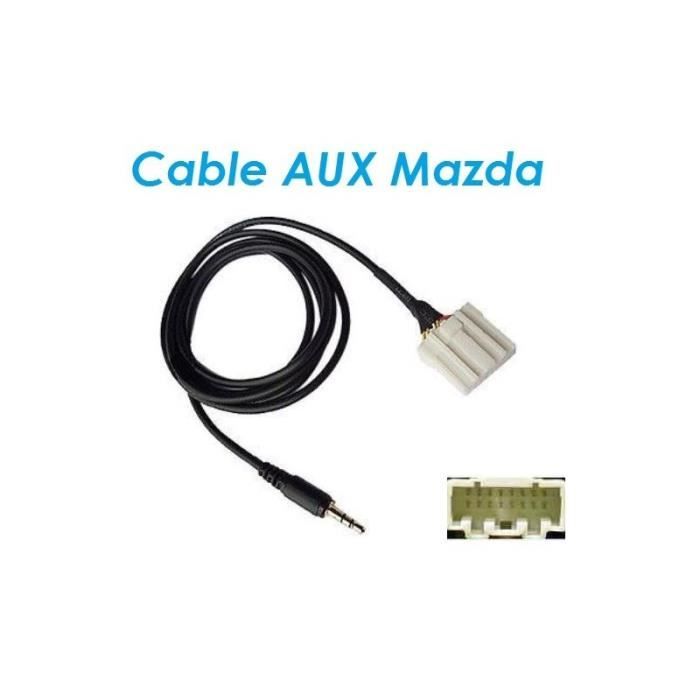 Câble Audio Jack 3.5mm Pour Renault Espace 4 (IV) - Connexion MP3/auxiliaire Autoradio - Neuf