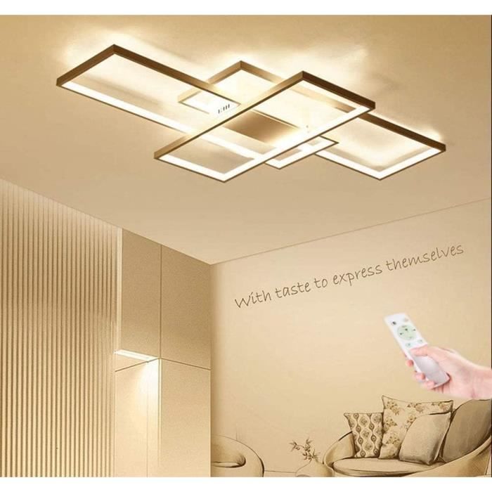 Plafonnier fer acrylique lumières moderne led salle à manger chambre h