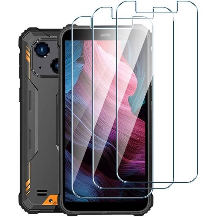 Bruni 2x Protecteurs D'écran Pour Oukitel P501 - Film Transparent Anti-rayures