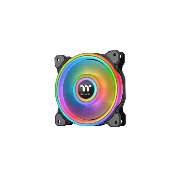 Ventilateur - THERMALTAKE - RIING QUAD 14 RGB - 14 cm - Connecteur 4 broches - Noir