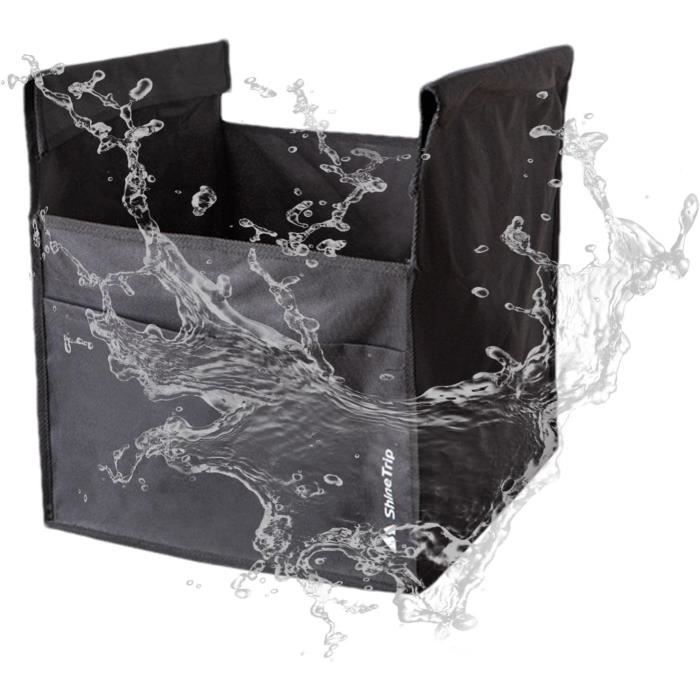 Sac De Rangement Sous Table Pour Camping - Filet Suspendu Portable - Noir - Polyester