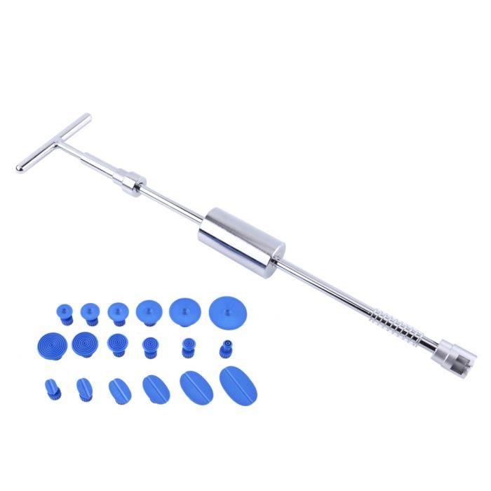 Kit Débosselage Sans Peinture Avec 7 Têtes De Rechange - Barre Multi-longueurs Pour Enlever Bosses Et Dégâts De Grêle Sur Carrosserie
