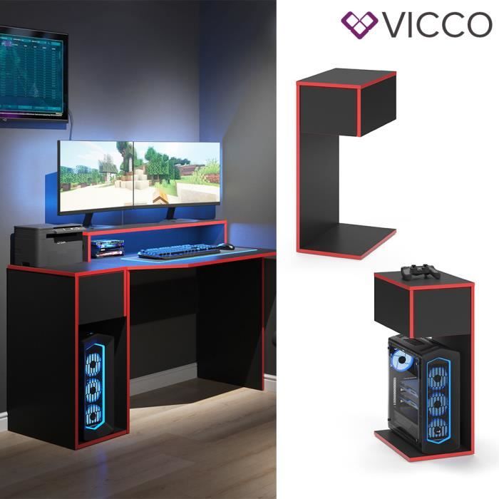 Bureau D'appoint Odin Sonoma Vicco – Table Informatique Compacte Avec Tiroir, Style Moderne Et Industriel