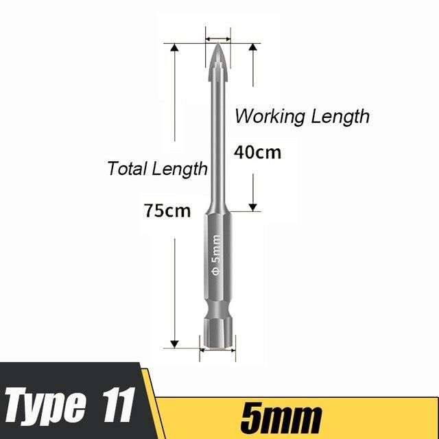 Jeu De 5 Outils De Perçage Et Meulage Pour Perles - Limes Diamantées, Pour Verre, Métal, Bois