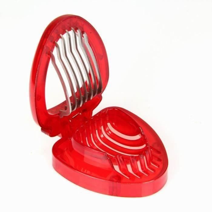 Gurxi Coupe Fraise Coupe Fruit Trancheuse à Bananes Gadget De Cuisine