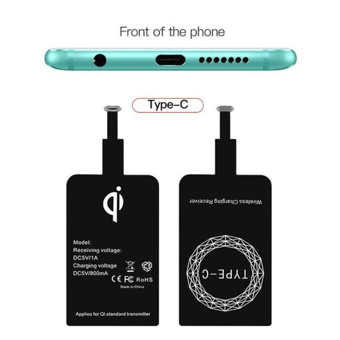 Adaptateur Qi de charge sans fil pour iPhone 6