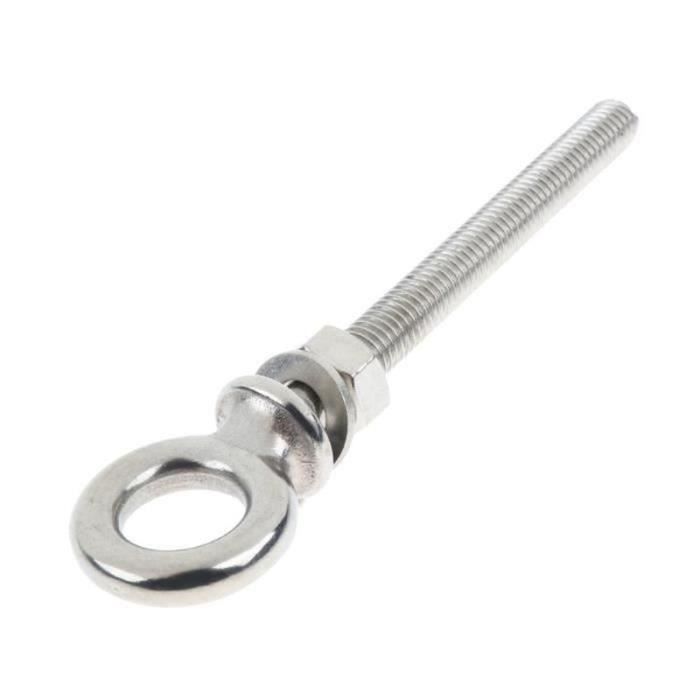 Bague Anneau de Levage Boulon à œil Long en Acier Inoxydable Ecrou