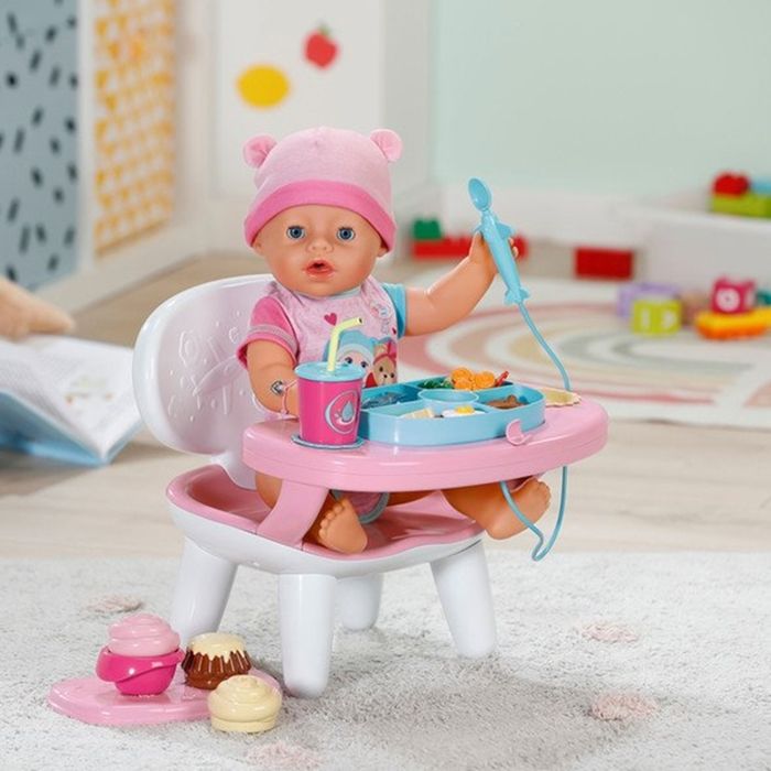 BABY Born Snack Shop mit Sound, Puppenzubehör für 43 cm Puppen | Soundeffekte, 25 Fastfood-Snacks, passend für 43 cm Puppen