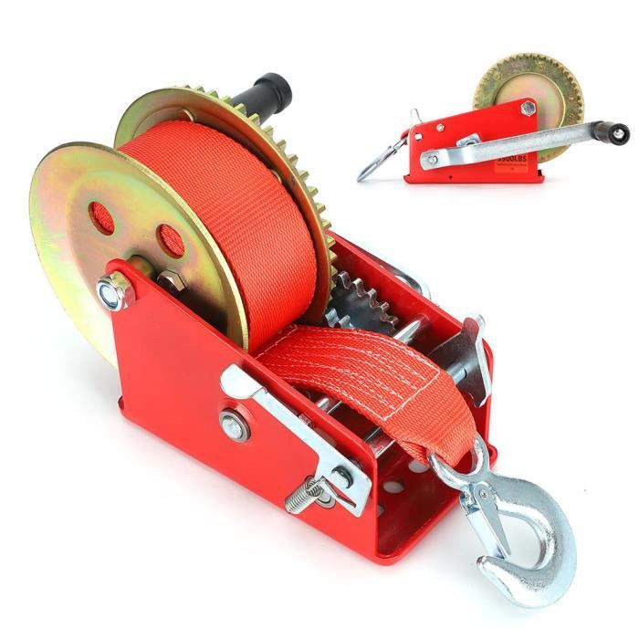 Treuil Manuel Portable 600-3000 Lb Avec Câble Métallique Ou Synthétique Robuste – Idéal Pour Levage Et Traction