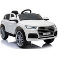 Audi Q5 officielle 12v Blanc - Voiture électrique pour enfant avec batterie 12v et télécommande-1