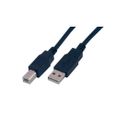 MCL Câble USB 2.0 type A / B Mâle - 3 m - Noir-1