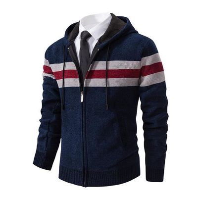 Seiveini Cardigan Homme Léger Zippé Veste Pull En Tricot à Col Roulé Avec Poches Automne Hiver A Armée Verte S