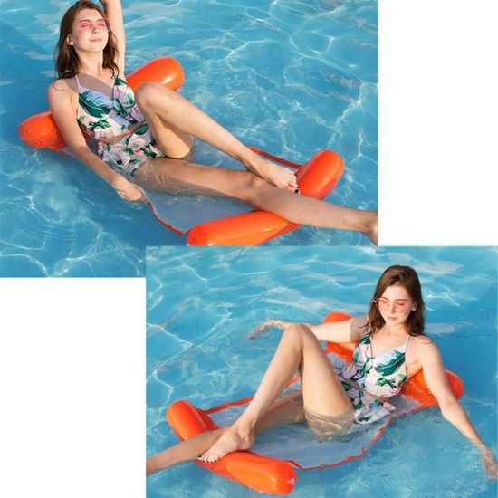Matelas Gonflable Piscine 180x80 Cm – Hamac Flottant Avec Trous – Capacité 100 Kg – Pour Adulte