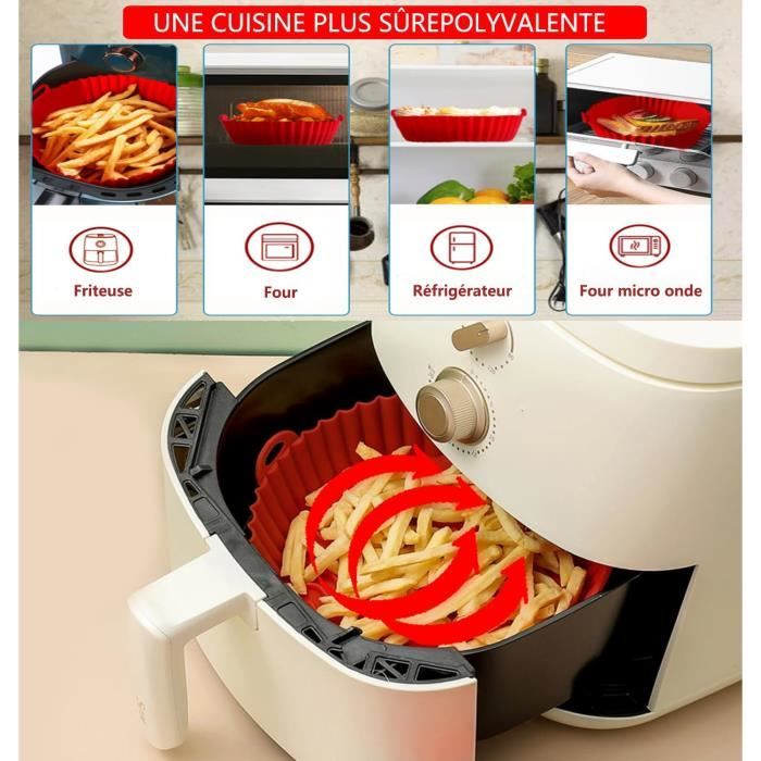 Moule en Silicone - AUTREMENT - 3PCS - Antiadhésif - Réutilisable - Compatible Micro-ondes et Friteuse à Air - Maison
