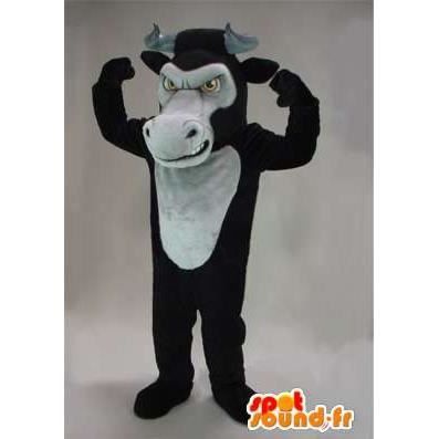 Costume de mascotte SPOTSOUND personnalisable en forme de bipeur noir.  Costume SpotSound Cdiscount - Taille L - personnalisable de bipeur.