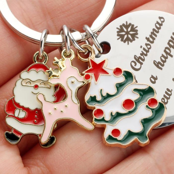 Porte Clefs De Noel Bonhomme De Neige - Astrée Shines