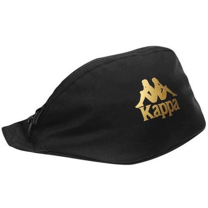 Banane Kappa Noir et Or noir Cdiscount Bagagerie Maroquinerie