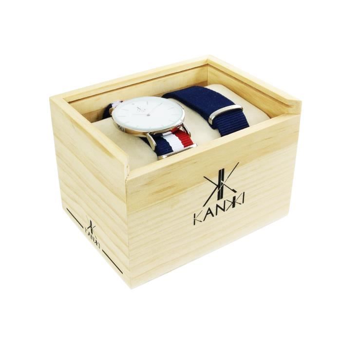 Coffret montre France Cocorico bleu blanc rouge France 2