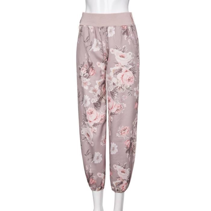 Pantalons fleuris discount