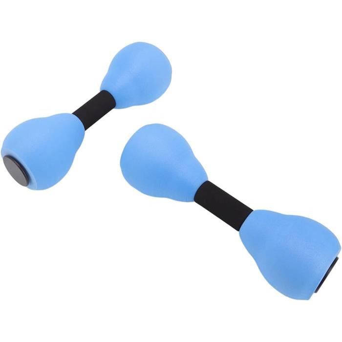 2 Haltères Flottants En Mousse EVA Pour Aquagym – équipement De Piscine Léger Et Durable, Bleu
