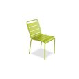 Ensemble table de jardin et 8 chaises - 180 x 90 x 72 cm - Acier - Palavas - Vert-3