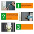 Entrebailleur Sécurité enfants antivol verrouillage chaîne porte fenêtre alliage aluminium - YWEI-3