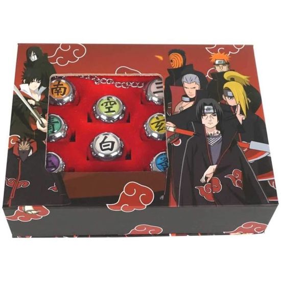 10 bagues Naruto Akatsuki Sect Uzumaki Ensemble Kakuzu Conan Uchiha Itachi  - Cdiscount Jeux - Jouets