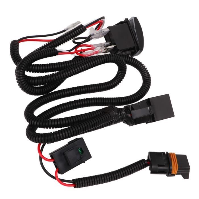 Faisceau De Relais Pour Phares H1/H7 – Câblage Complet 140W, Douilles Céramique, Pour Upgrade Halogène