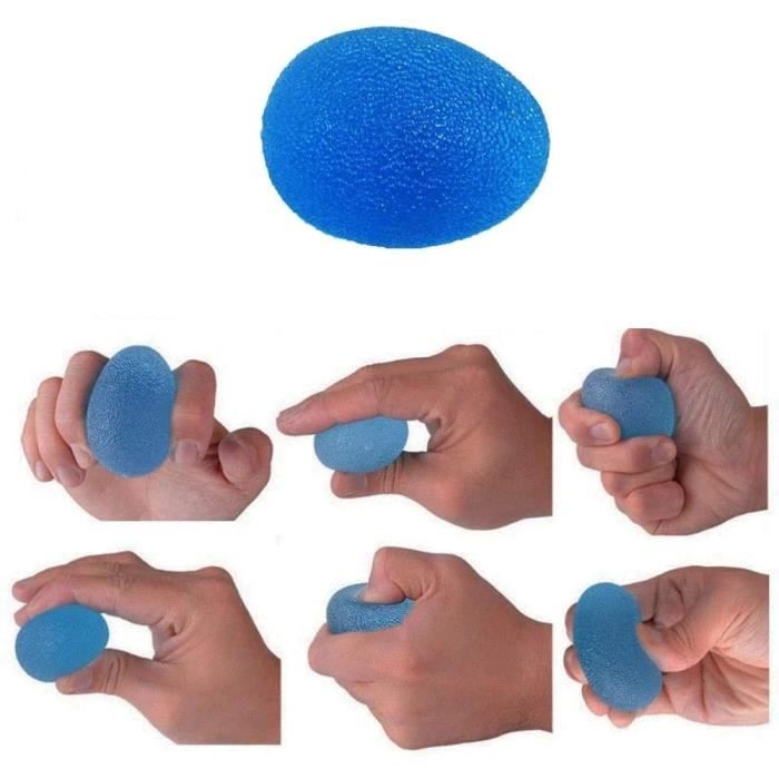 bleu - Poignée en silicone pour l'avant bras, exerciseur de main, exercice  de doigt, boule de puissance, soul