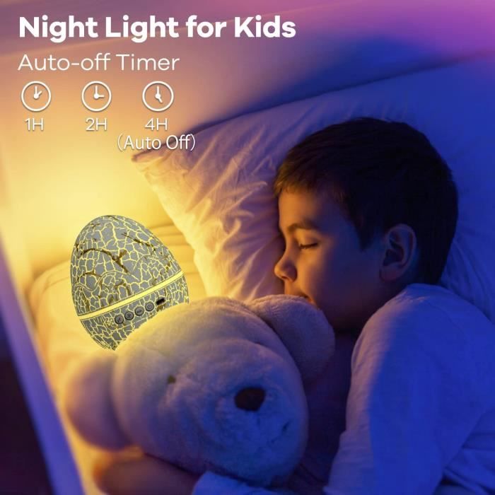 Projecteur Ciel Etoile, 14 Lumiere LED Veilleuse Enfant BéBé Adulte avec  Bruit Blanc, Bluetooth Lampe Galaxie