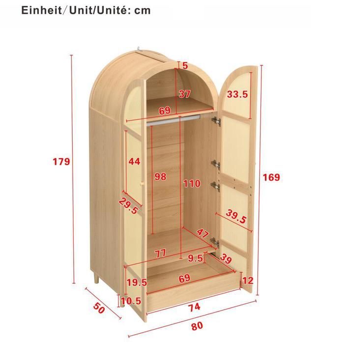 Armoire Moderne Multifonctionnelle, Garde-robe Moderne, Rangement Suspendu, Cabinet D'angle Pour Chambre - Chine Armoire, Meubles De Chambre à Coucher