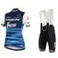 Bleu Et Blanc Maillot De Cyclisme Manches Courtes Avec Cuissard A Bretelles Sechage Rapide Per Vtt Sports De Plein Air Maillot Cyclisme Femme Bazis Az