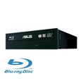 ASUS Graveur interne Blu-Ray 14x - Lecteur 12x Blu-Ray - Interface SATA - Mémoire tampon 4 Mo - Format compatible BDXL, DVD et CD-0