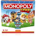 Monopoly Junior La Pat'Patrouille - Jeu de société - WINNING MOVES - Monopoly junior avec les personnages de la Pat'Patrouille.-0