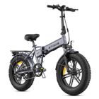 ENGWE EP-2 BOOST - Vélo électrique Pliable 20" - Batterie 48V 13Ah - Autonomie 100km - Avec Amortisseur avant - VTC Fat bike, Gris