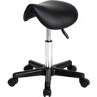 ALIGHTUP Tabouret à Roulettes Tabouret de Selle Ergonomique Pivotante Hauteur Réglable 50-60.5 cm Noir