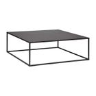 Table basse - ATMOSPHERA - Gota - Métal - Noir - 100x100x36 cm