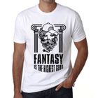 ULTRABASIC Homme Tee-Shirt La Fantaisie Est Le Bien Suprême – Fantasy Is The Highest Good – T-Shirt Vintage