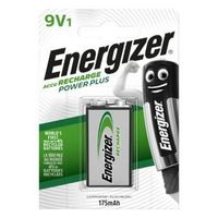 1pile rechargeable Energizer 6F22 / 9V Ni-MH 175mAh