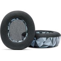 Oreillettes en Gel de Refroidissement pour Steelseries Arctis Nova Pro Wireless par Wicked Cushions,Geo Grey